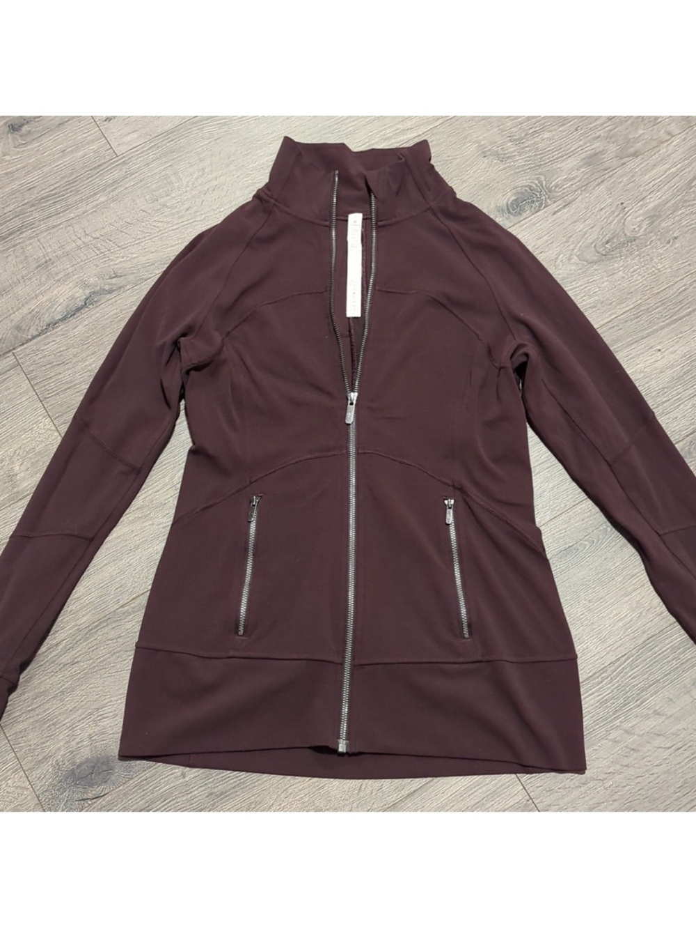 lululemon athletica Chocolate Brown Zip-Front Active Jacket